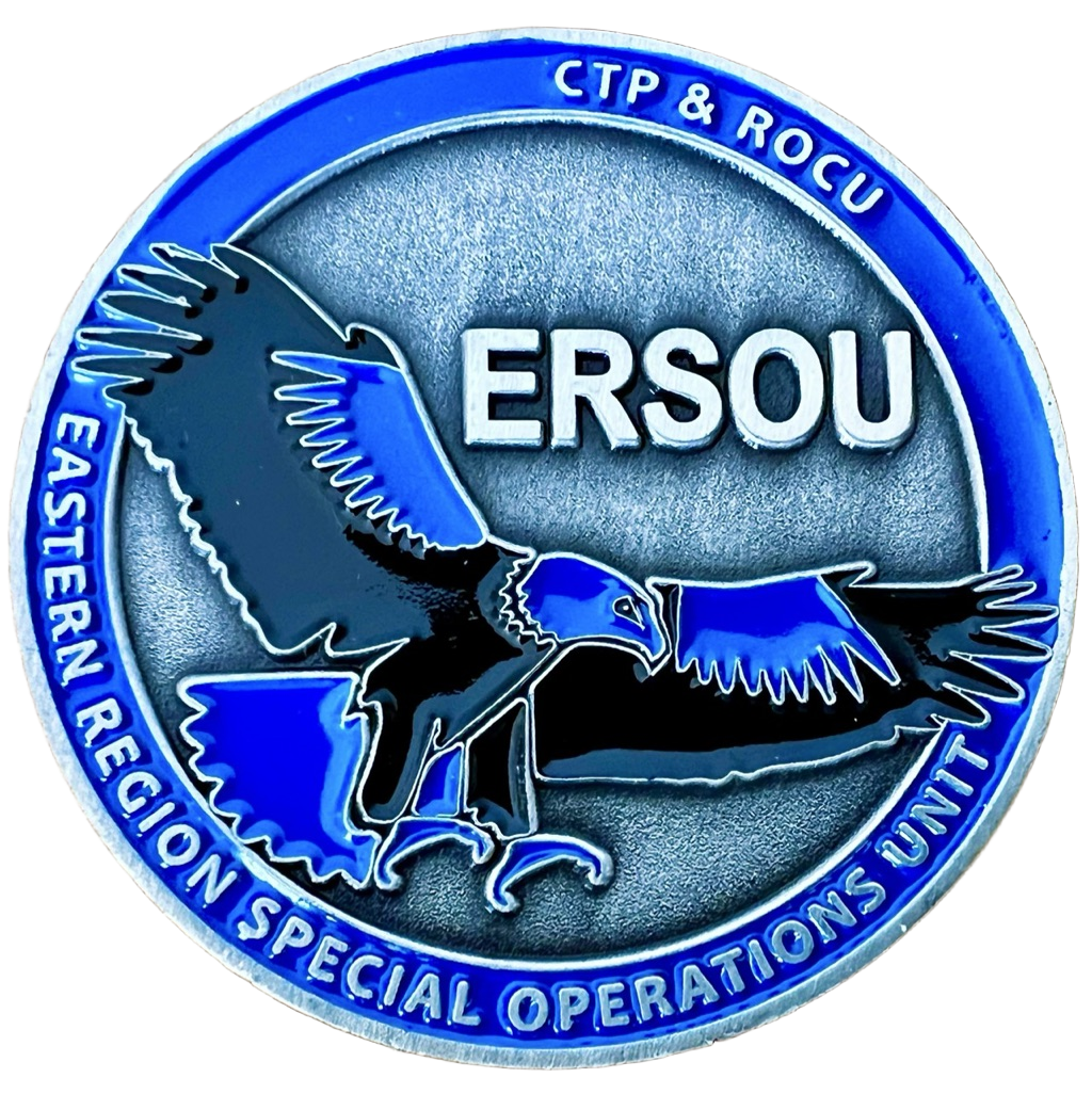 ERSOU Regional Disruption Team Challenge Coin — back