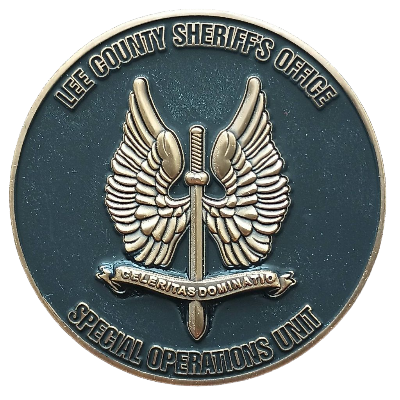 Lee County Sheriff's Office Special Operations Unit Challenge Coin