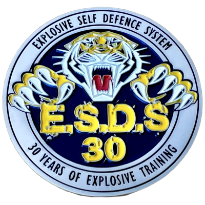 E.S.D.S 30 - Explosive Self Defence System Challenge Coin