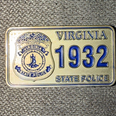 VSP license plate