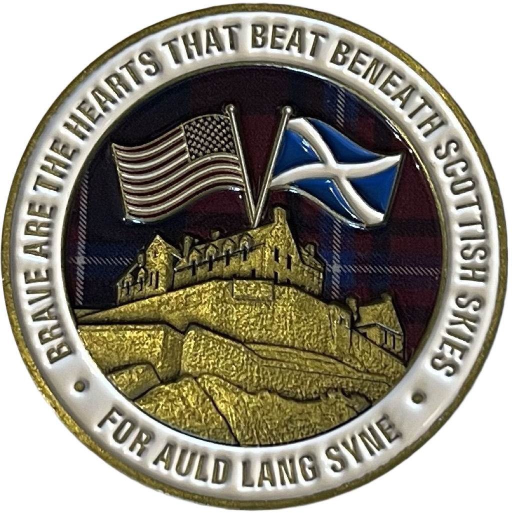 United States Consulate General Edinburgh Challenge Coin — front