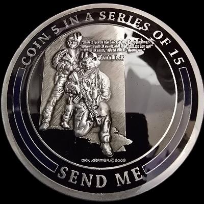 Dick Kramer coin 5 in a series of 15 Send Me