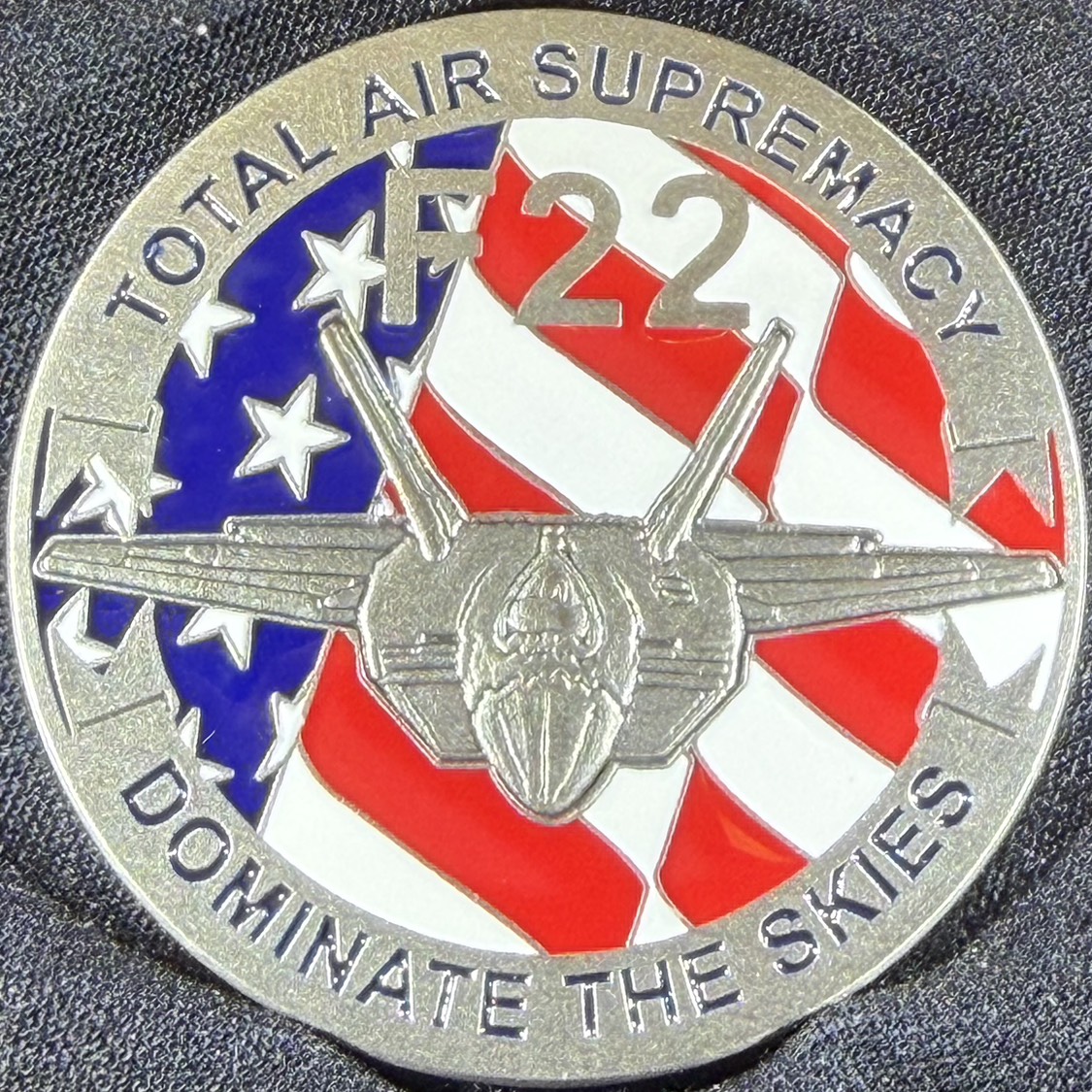 U.S.A.F.  F-22 — back