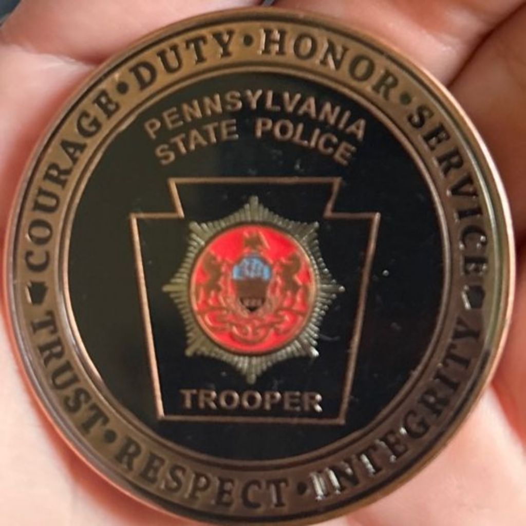 Pa state police — back