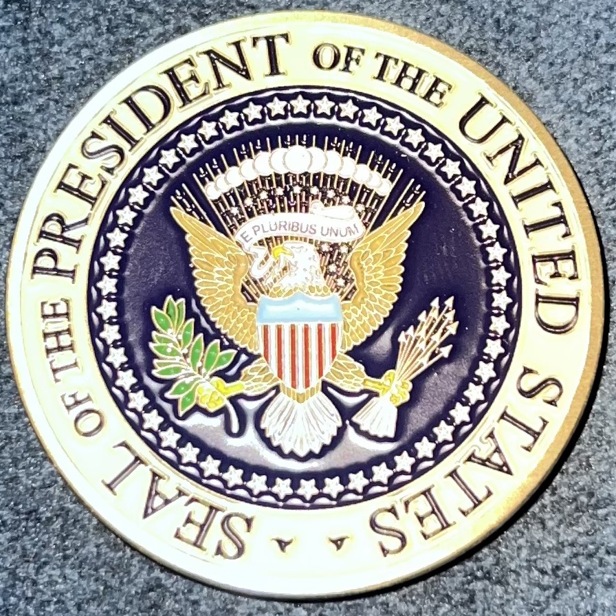 Metropolitan Police Royalty & Specialist Protection POTUS State Visit Challenge Coin — back