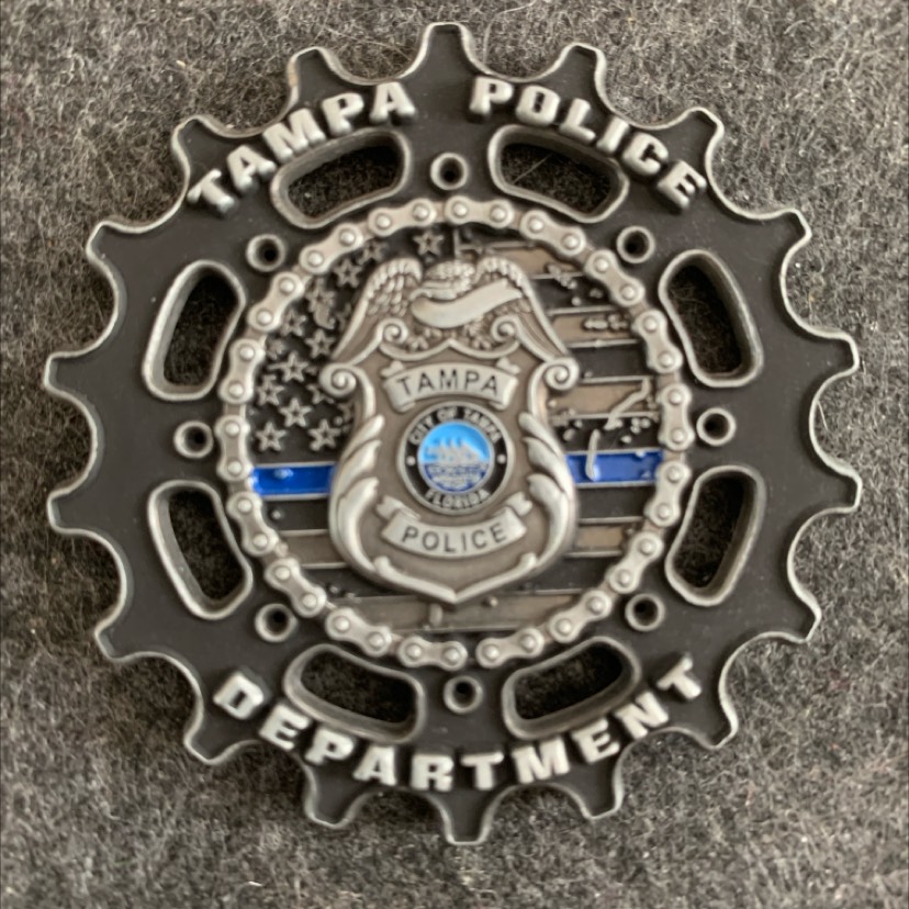 Tampa Police Department Challenge Coin — front