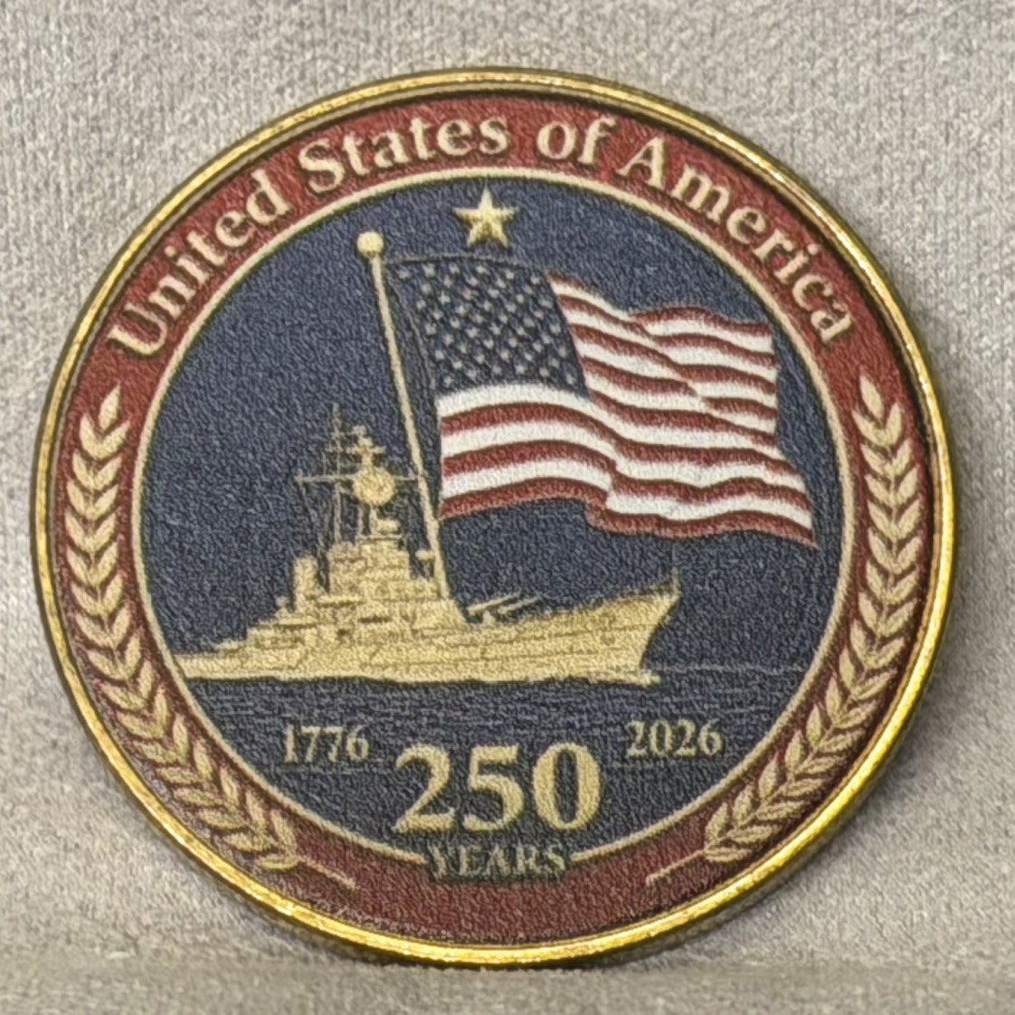250 USA — back