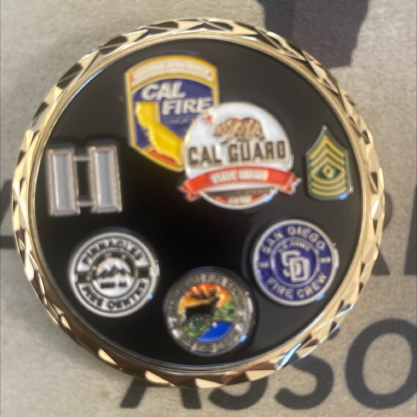 Task Force Rattlesnake South Challenge Coin — back