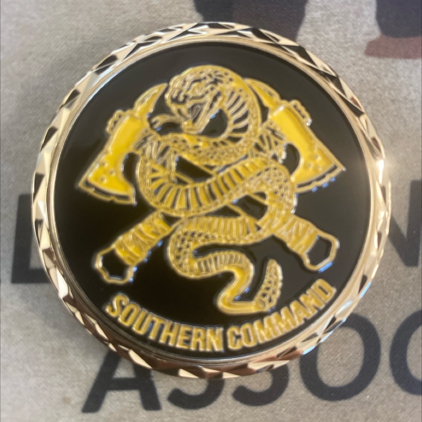 Task Force Rattlesnake South Challenge Coin — front