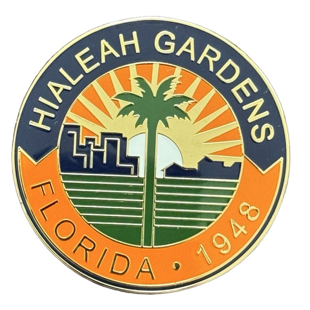 Hialeah Gardens Police - Department Coin - Florida — back