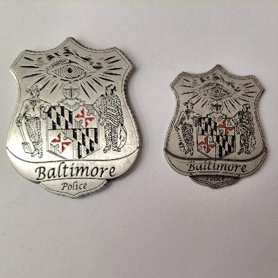 All seeing eye badge coin