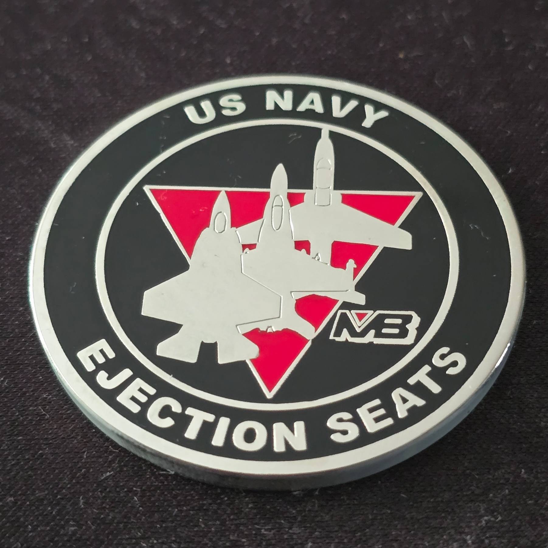 Martin-Baker USN coin — back