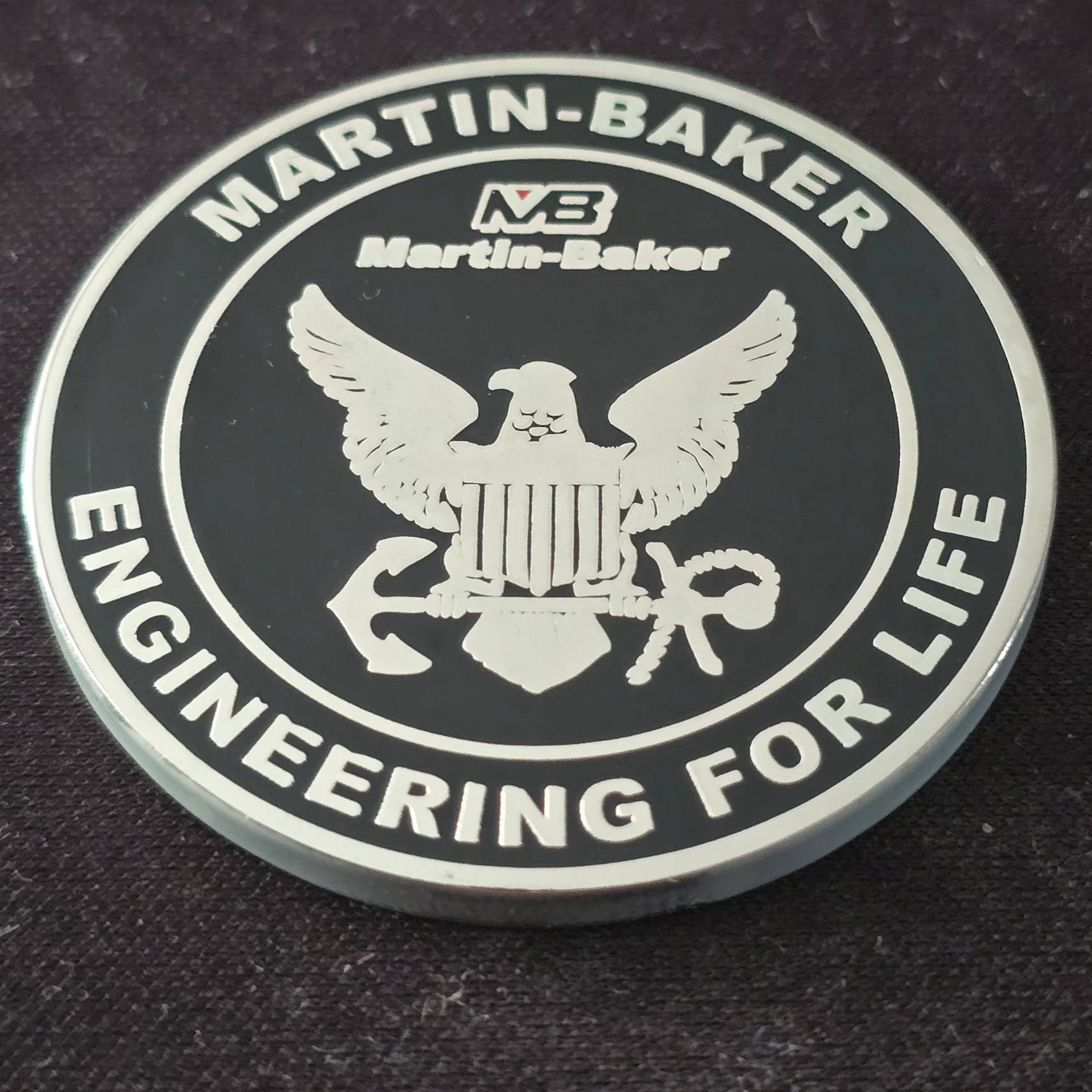 Martin-Baker USN coin — front