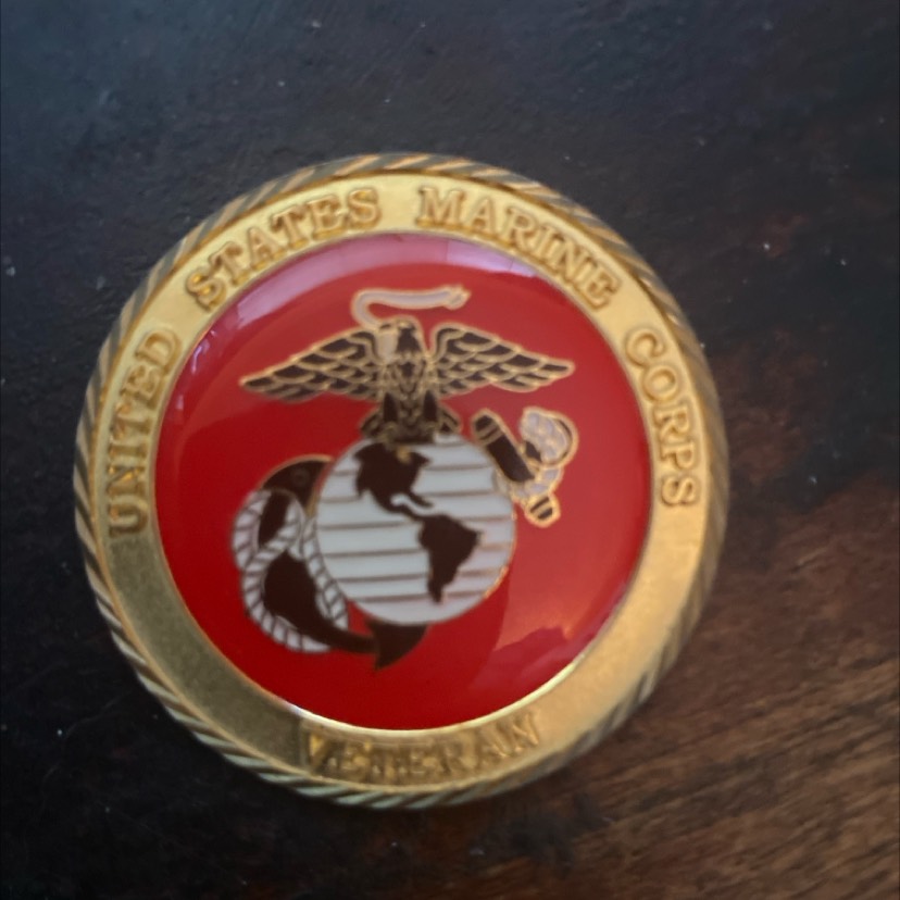 USMC Veteran Coin – A Story of Lifelong Pride and Service — front