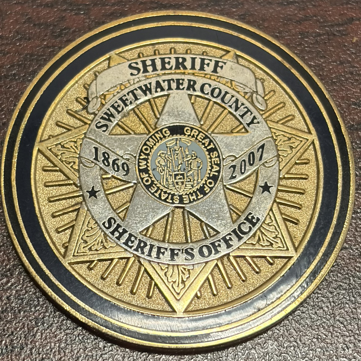 Sweetwater County SO — back
