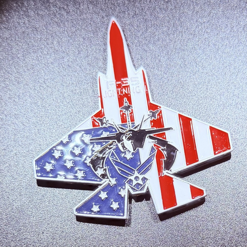 U.S.A.F.  F-35 — back