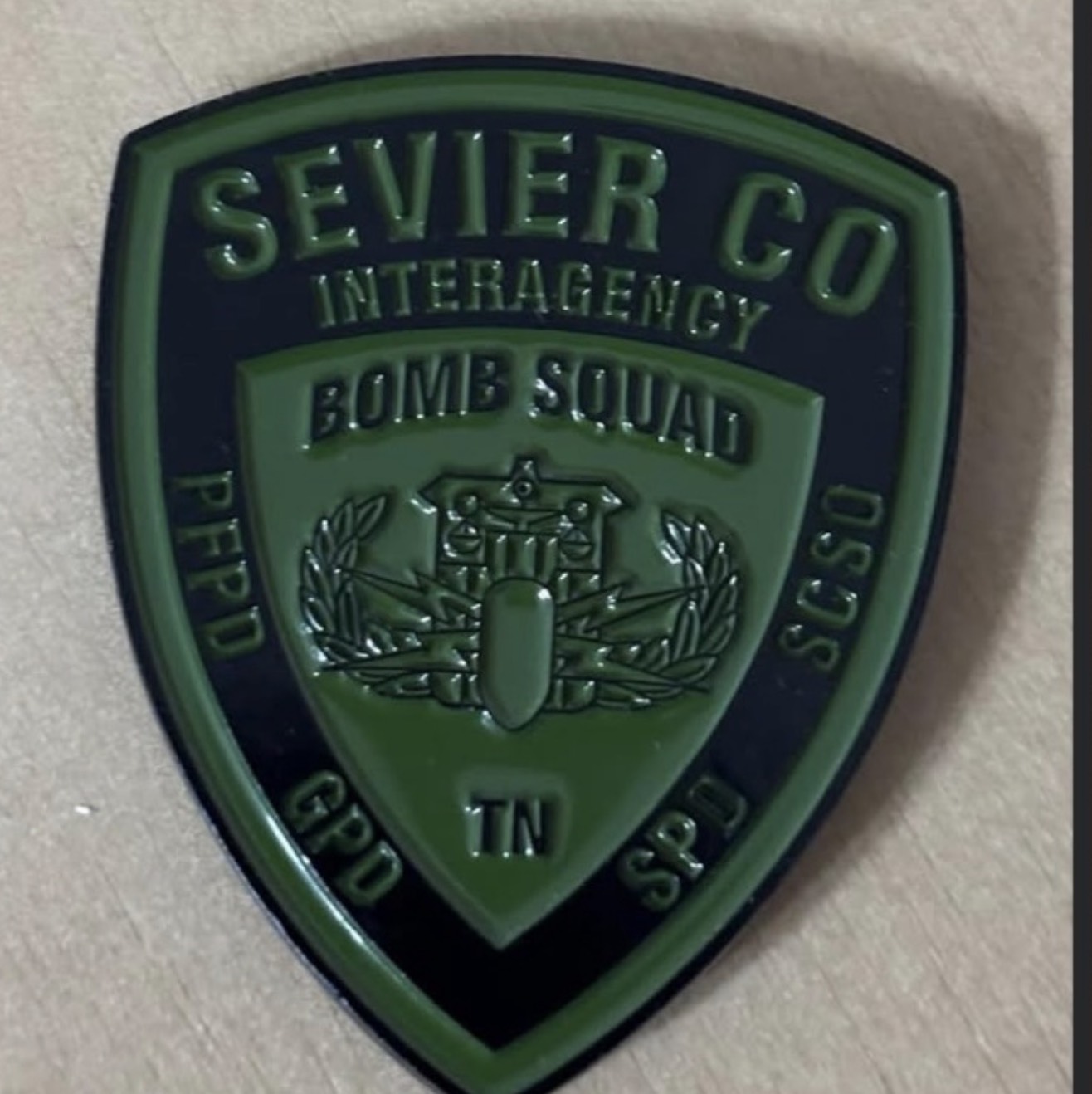 Sevier TN Interagency Bomb Squad — front