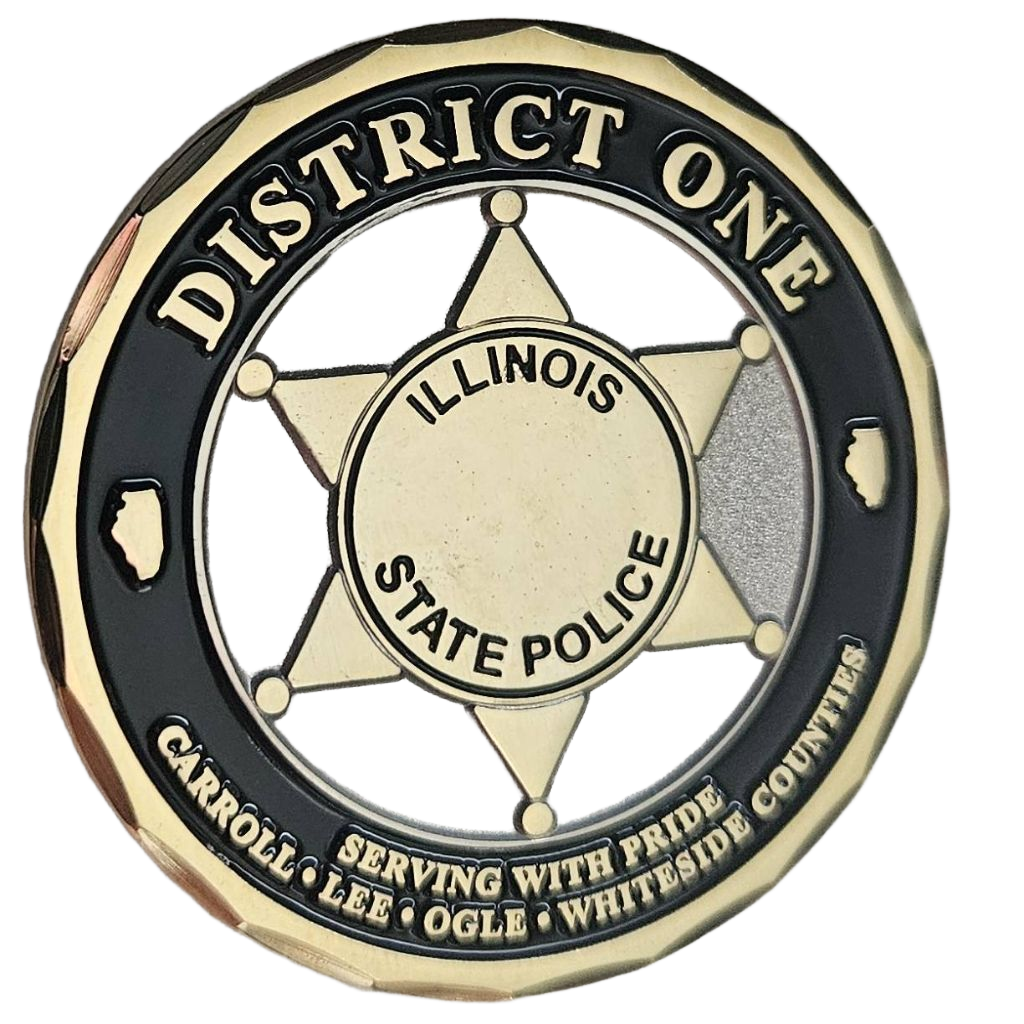 Illinois State Police District 1 — front