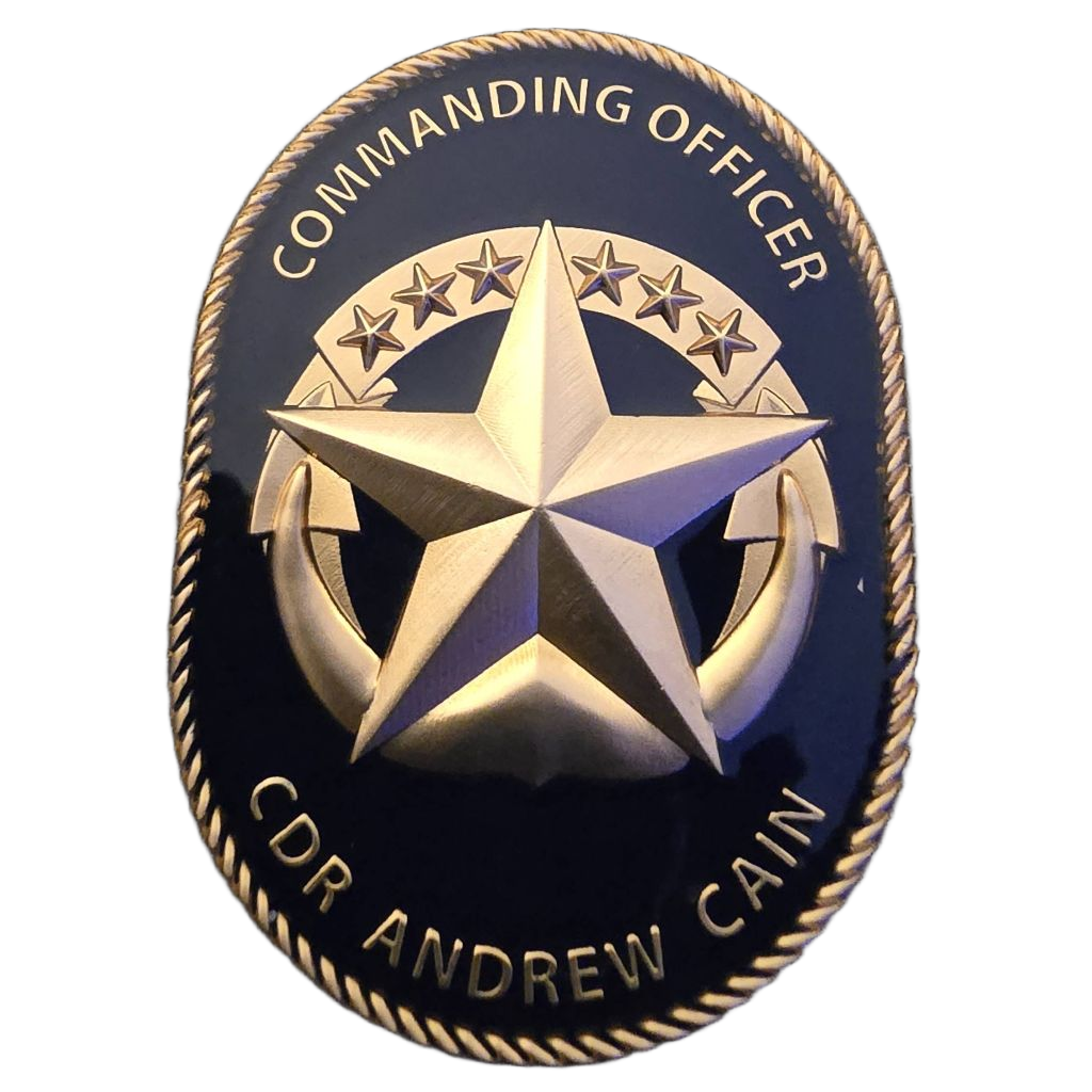 USS Helena SSN-725 Challenge Coin — back