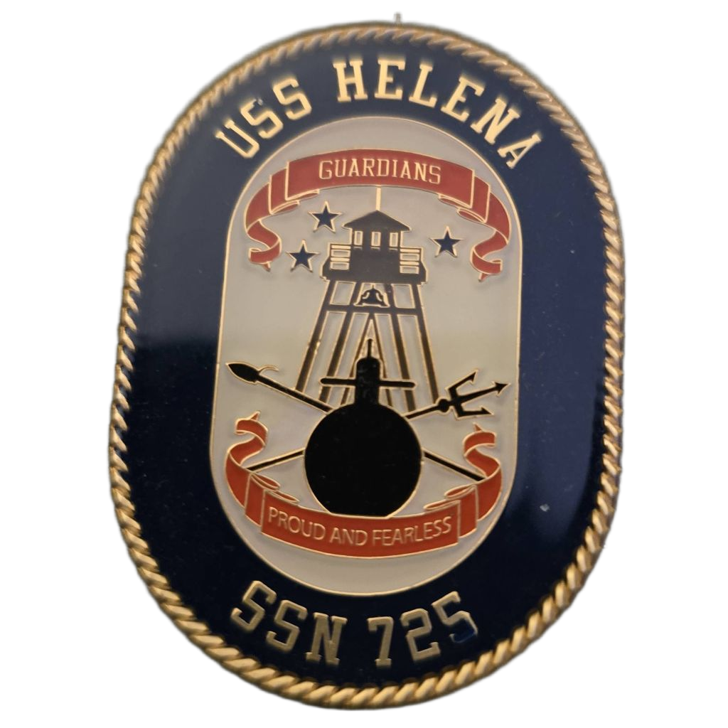 USS Helena SSN-725 Challenge Coin — front