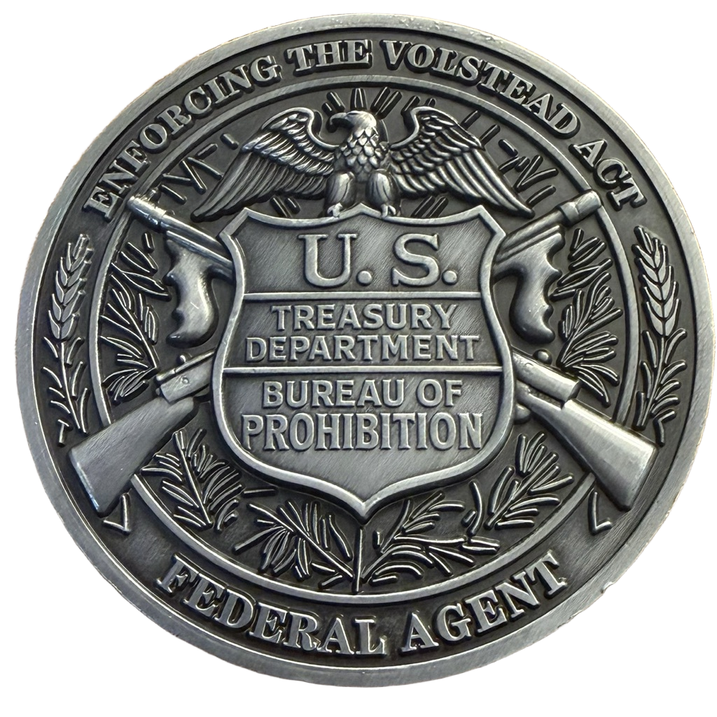 US Treasury Department Bureau of Prohibition — front