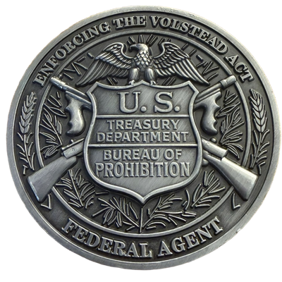 US Treasury Department Bureau of Prohibition