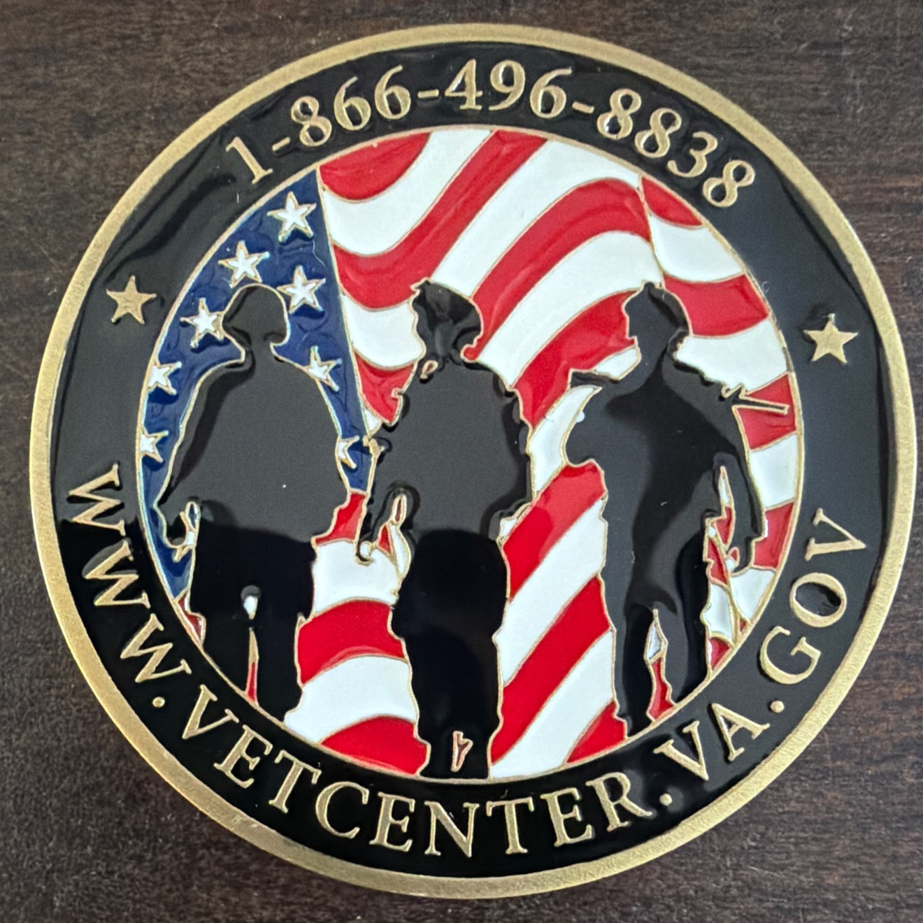 Welcome Home Coin — back