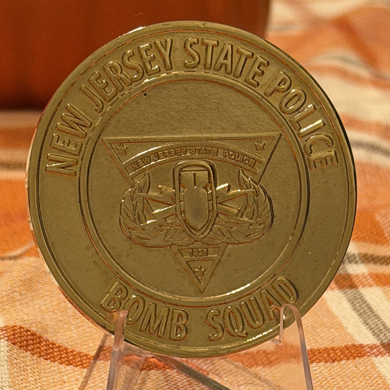 New Jersey State police bomb squad — front
