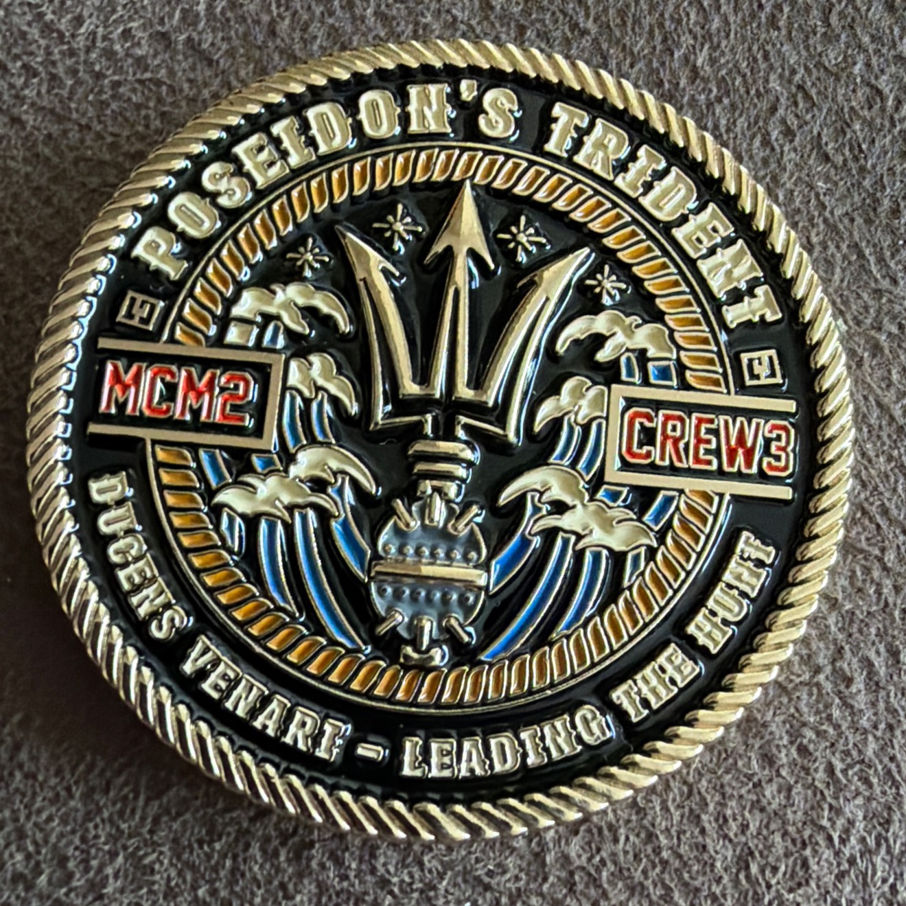MCM2 Challenge Coin — back