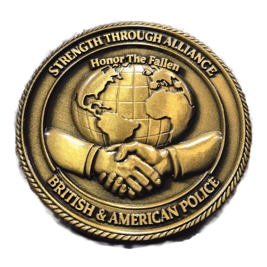 United Kingdom & United States 2026 Police Week Coin — back