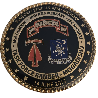 Task Force Ranger - Mogadishu 20th Anniversary Challenge Coin