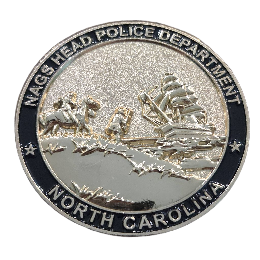 Nags Head Police Department Coin — back