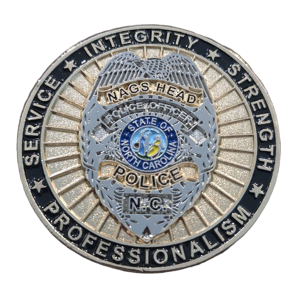 Nags Head Police Department Coin — front