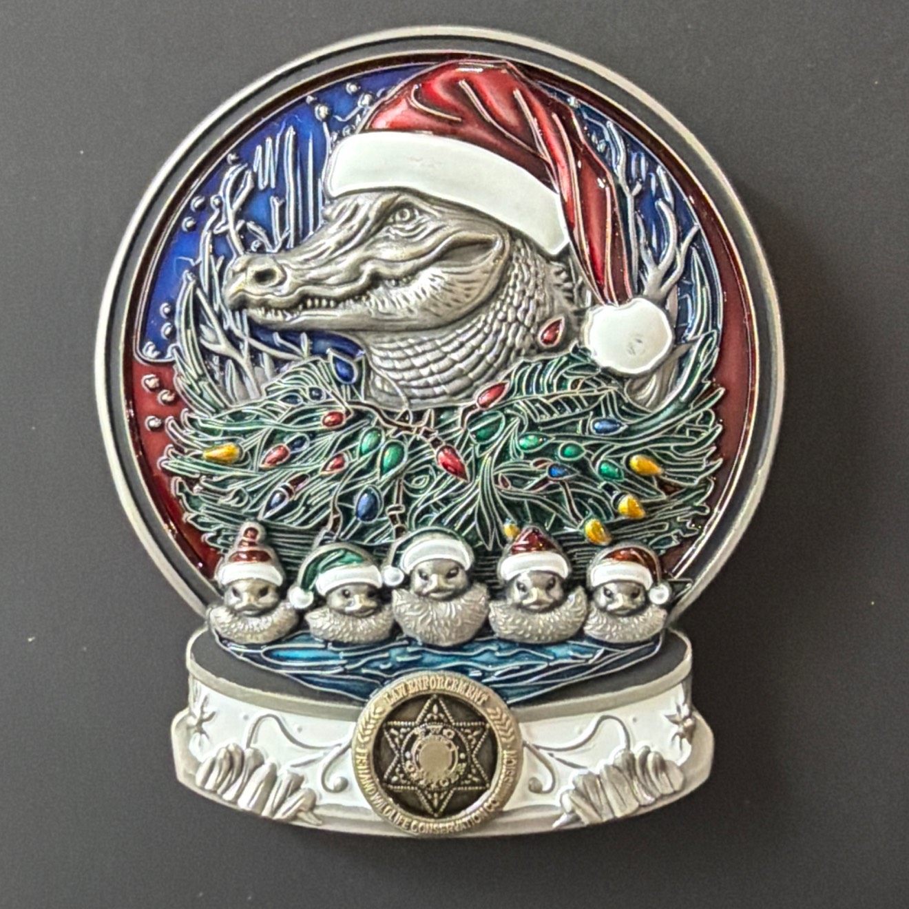 FWC Snow Globe — back