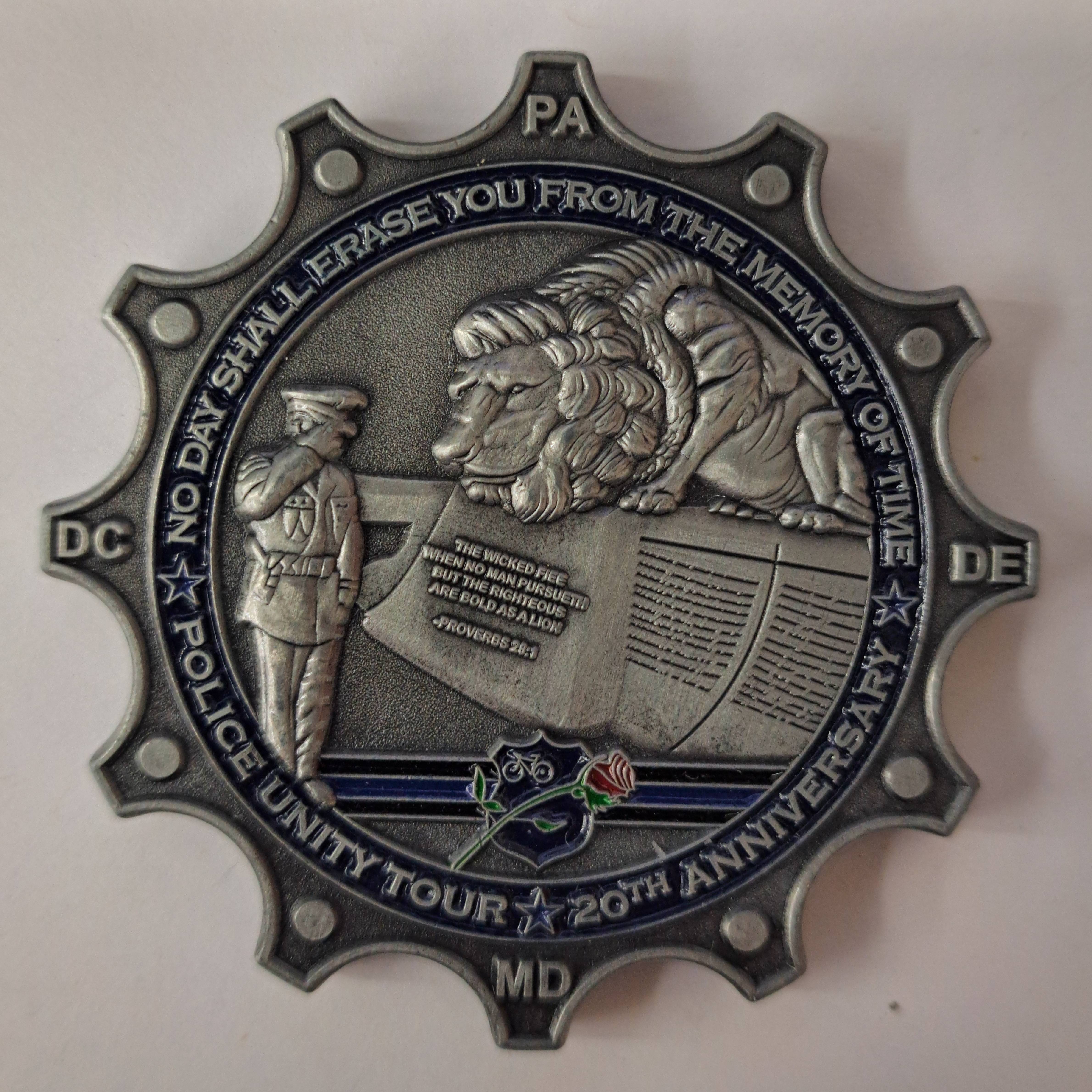 Police Unity Tour — back