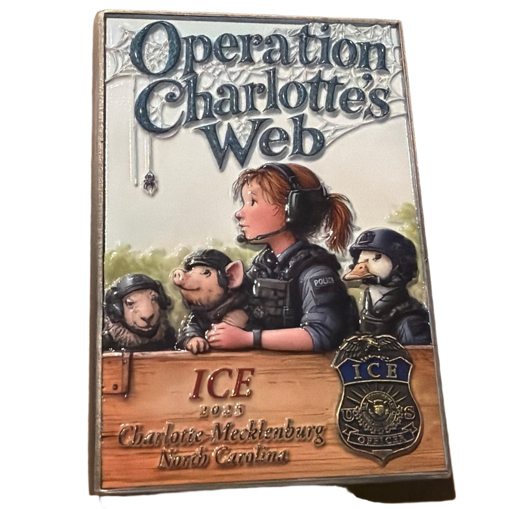 Operation Charlottes Web ICE — front