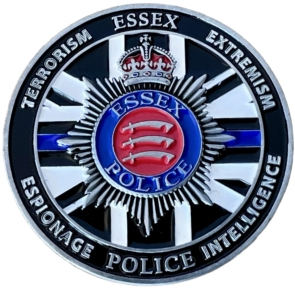 Counter Terrorism Policing Eastern Region Special Operations Unit Challenge Coin — back