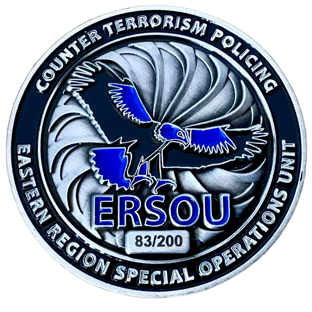 Counter Terrorism Policing Eastern Region Special Operations Unit Challenge Coin — front