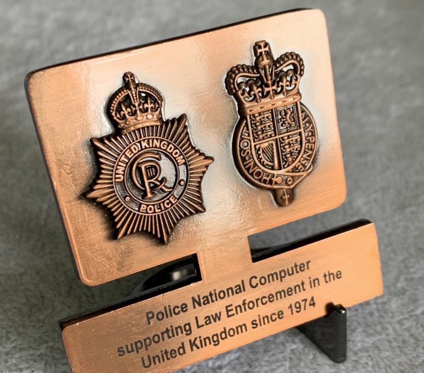National Police Computer Anniversary — back
