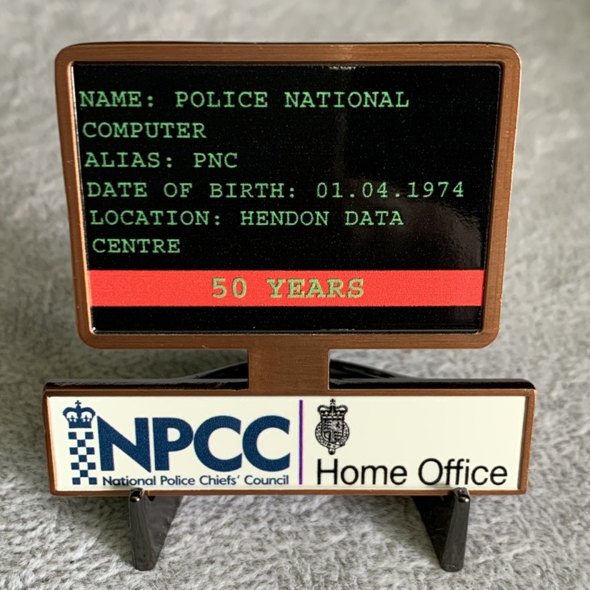 National Police Computer Anniversary — front