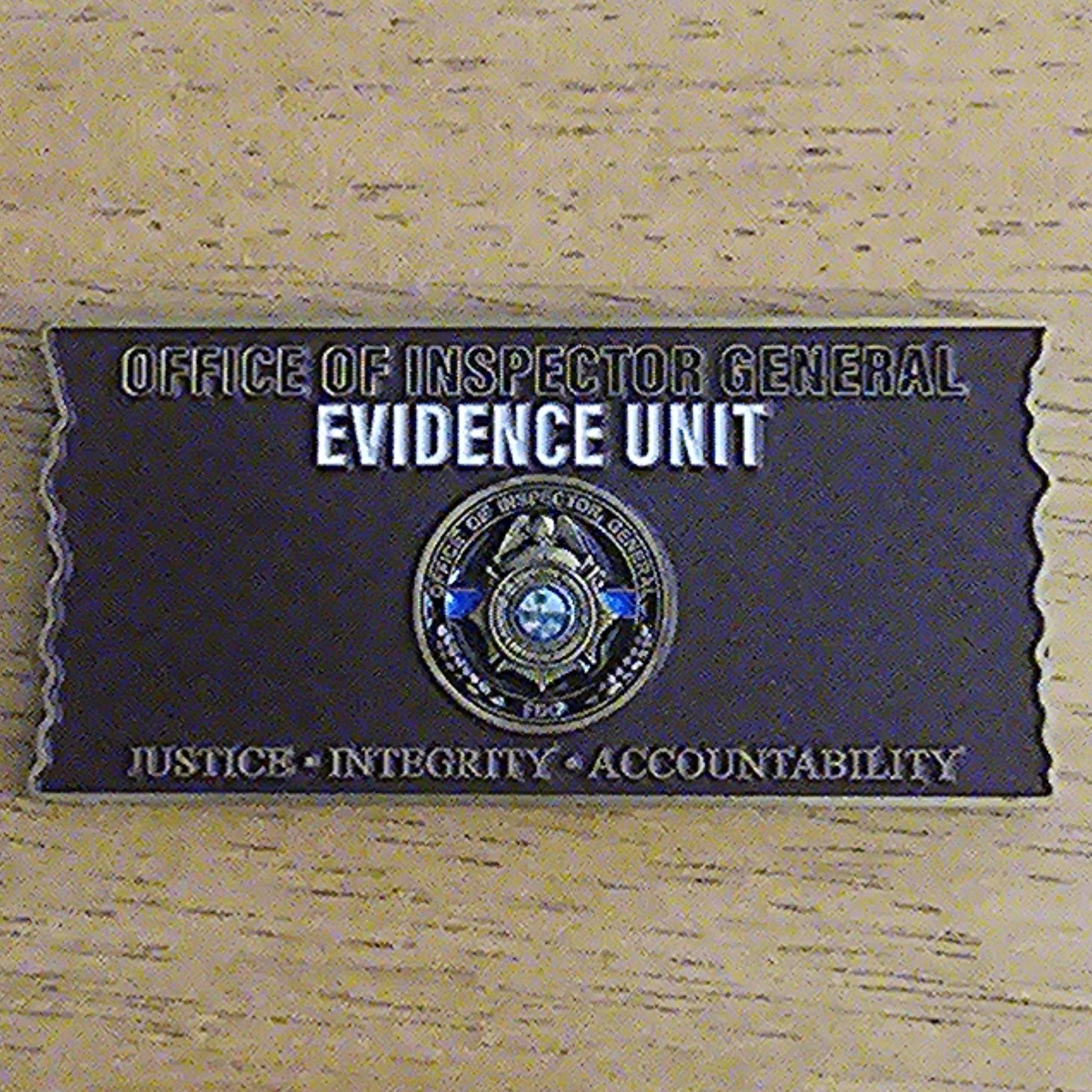 Office of the Inspector General Evidence — front
