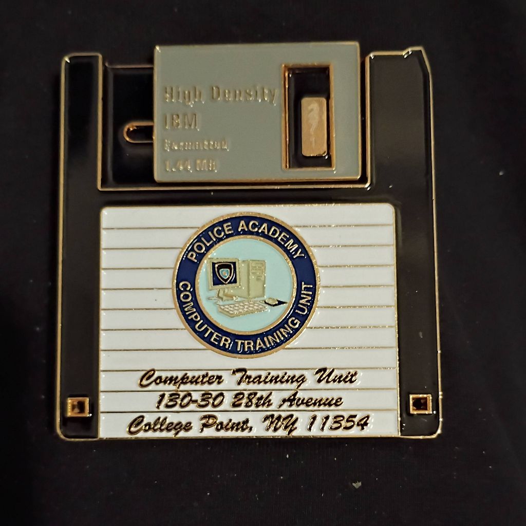 NYPD police academy computer training challenge coin #271 — front