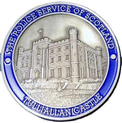 Scottish Police College Tulliallan Castle Challenge Coin