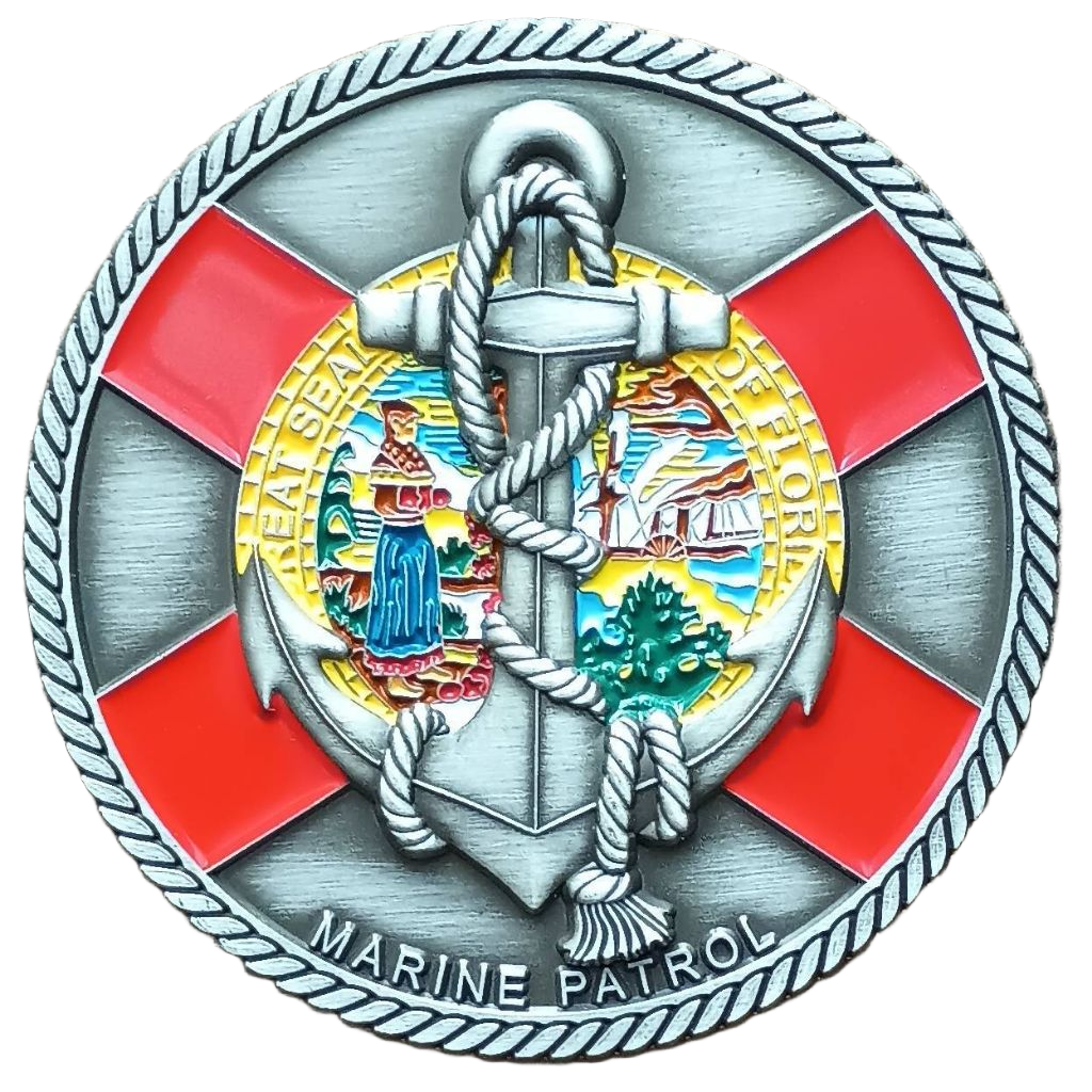 Temple Terrace Police Department Challenge Coin — back