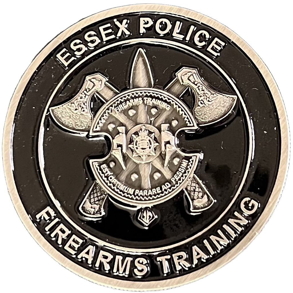 Essex Police Firearms Training Challenge Coin — front