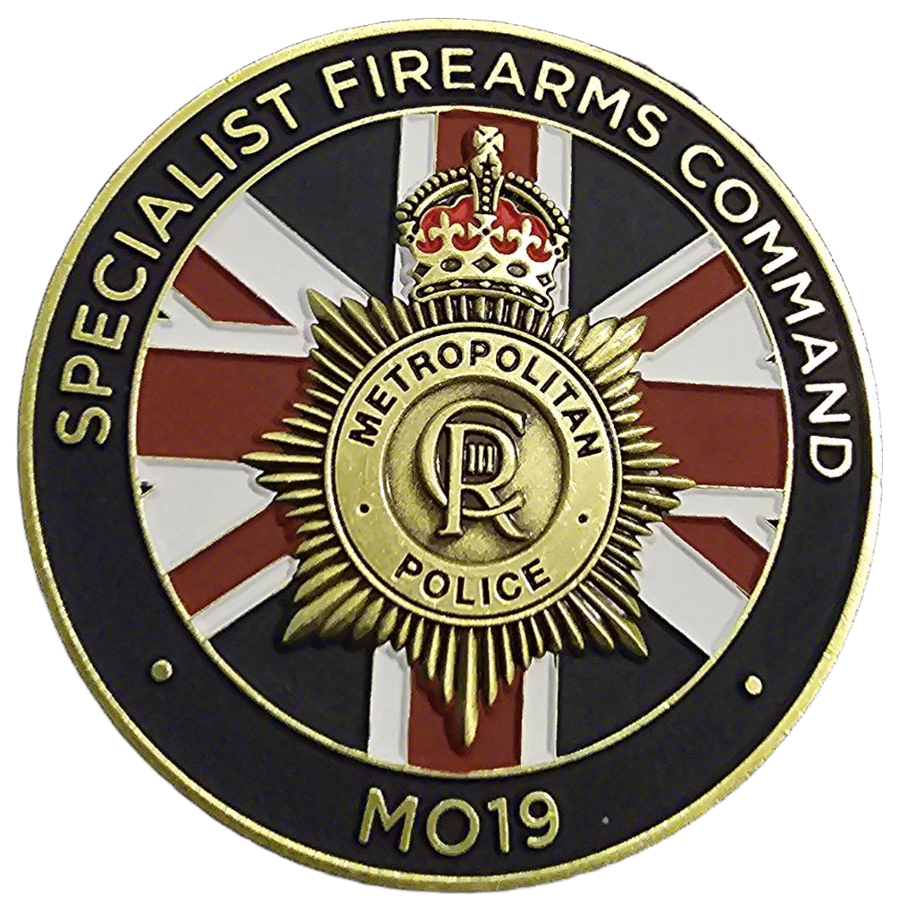 Metropolitan Police Specialist Firearms Command Challenge Coin — back