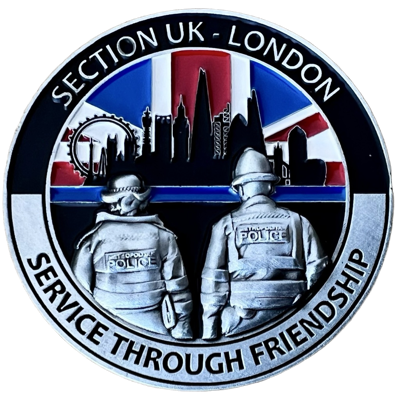 Section UK - London International Police Association Challenge Coin