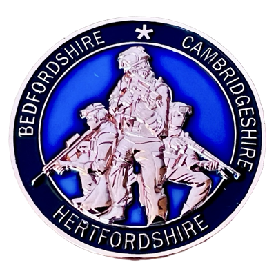 Bedfordshire Cambridgeshire Hertfordshire Armed Policing Unit Challenge Coin