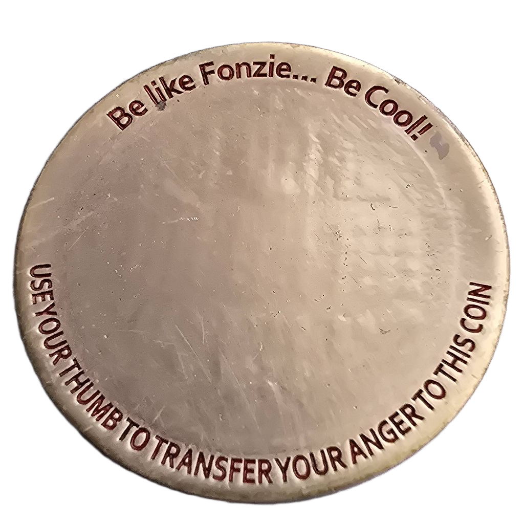 Stress Relief Challenge Coin — back