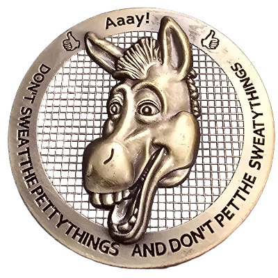 Stress Relief Challenge Coin